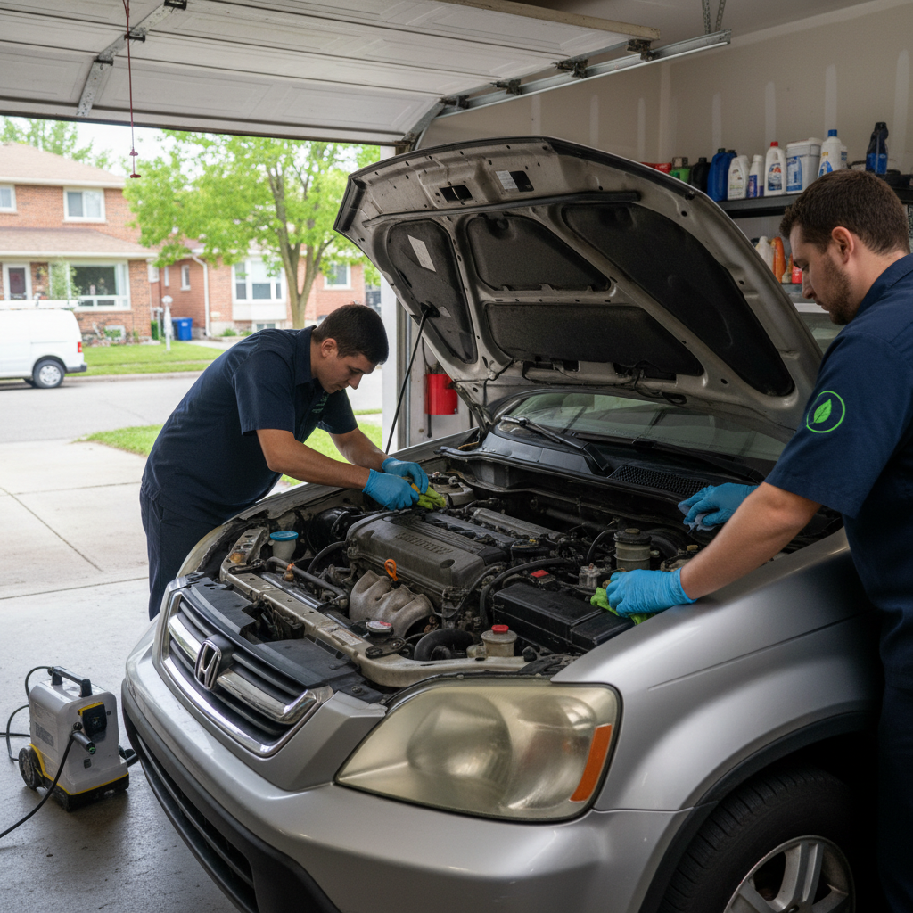Engine Bay Detailing in Owen Sound